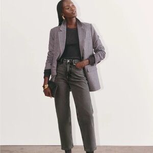 Everlane Curvy Way-High Jeans - Washed Black